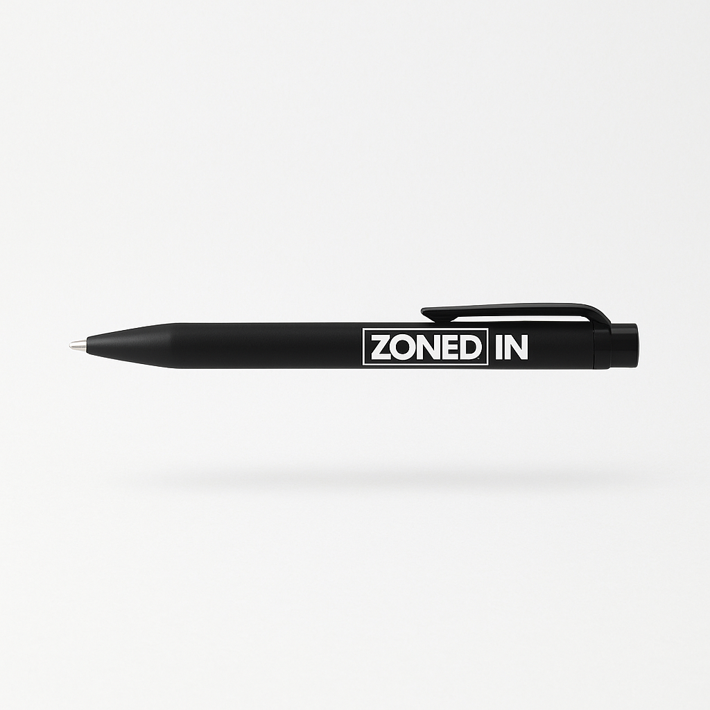 ZONED IN Stylograph